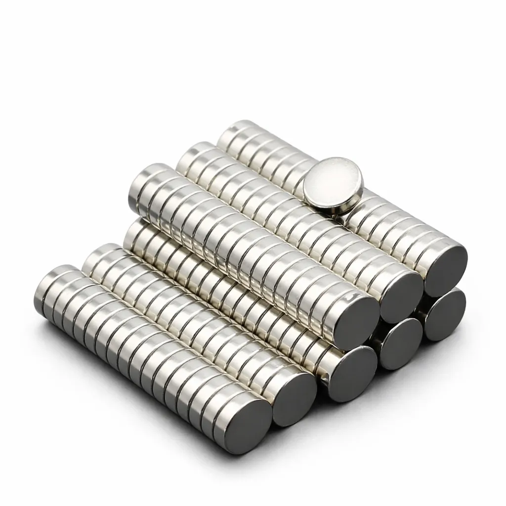 Imán Neodimio Redondo N35 8x2.5mm 10und