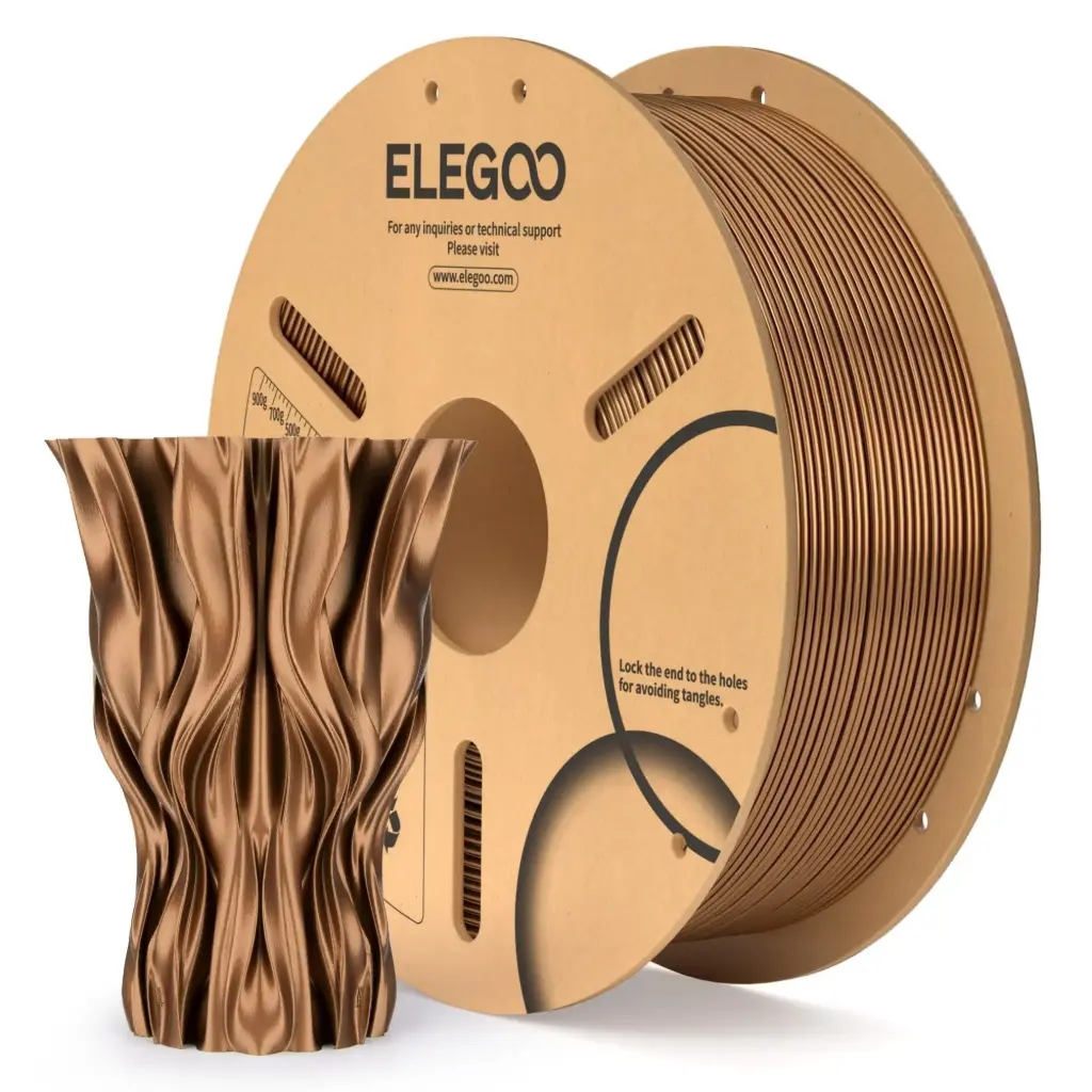 PLA Sedoso 1.75mm 1kg Elegoo (rojo)