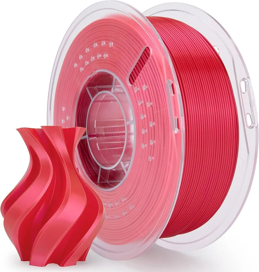 PLA Sedoso 1.75mm 1kg Elegoo (rojo)