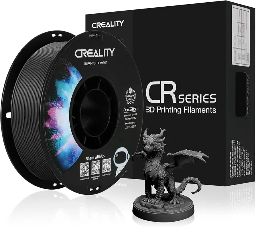 CR-ABS 1.75mm 1kg CREALITY (negro)