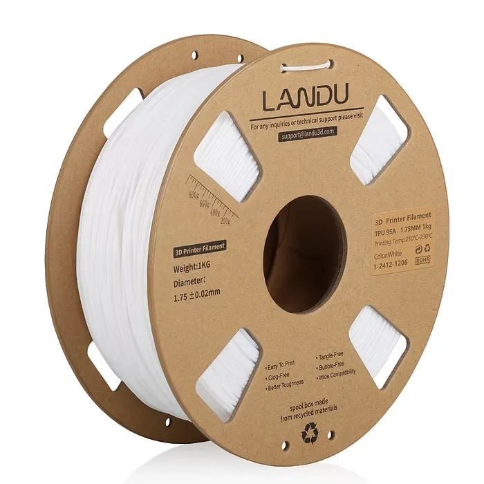 TPU 95A 1.75mm 1kg Landu (blanco)
