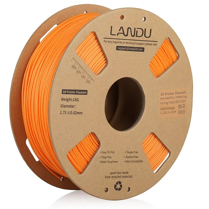 PLA Mate 1.75mm 1kg LANDU (naranja)
