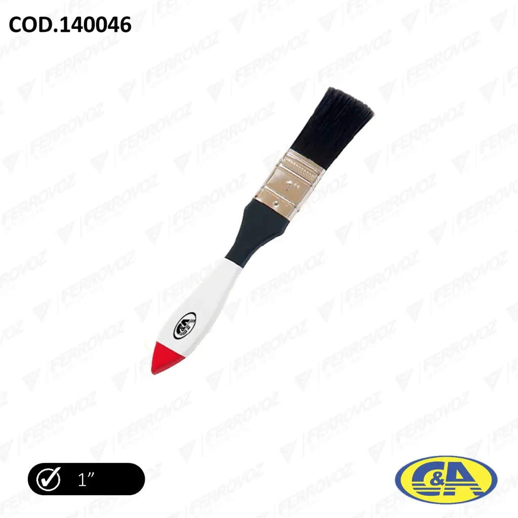 Brocha Madera 1" Alta Densidad