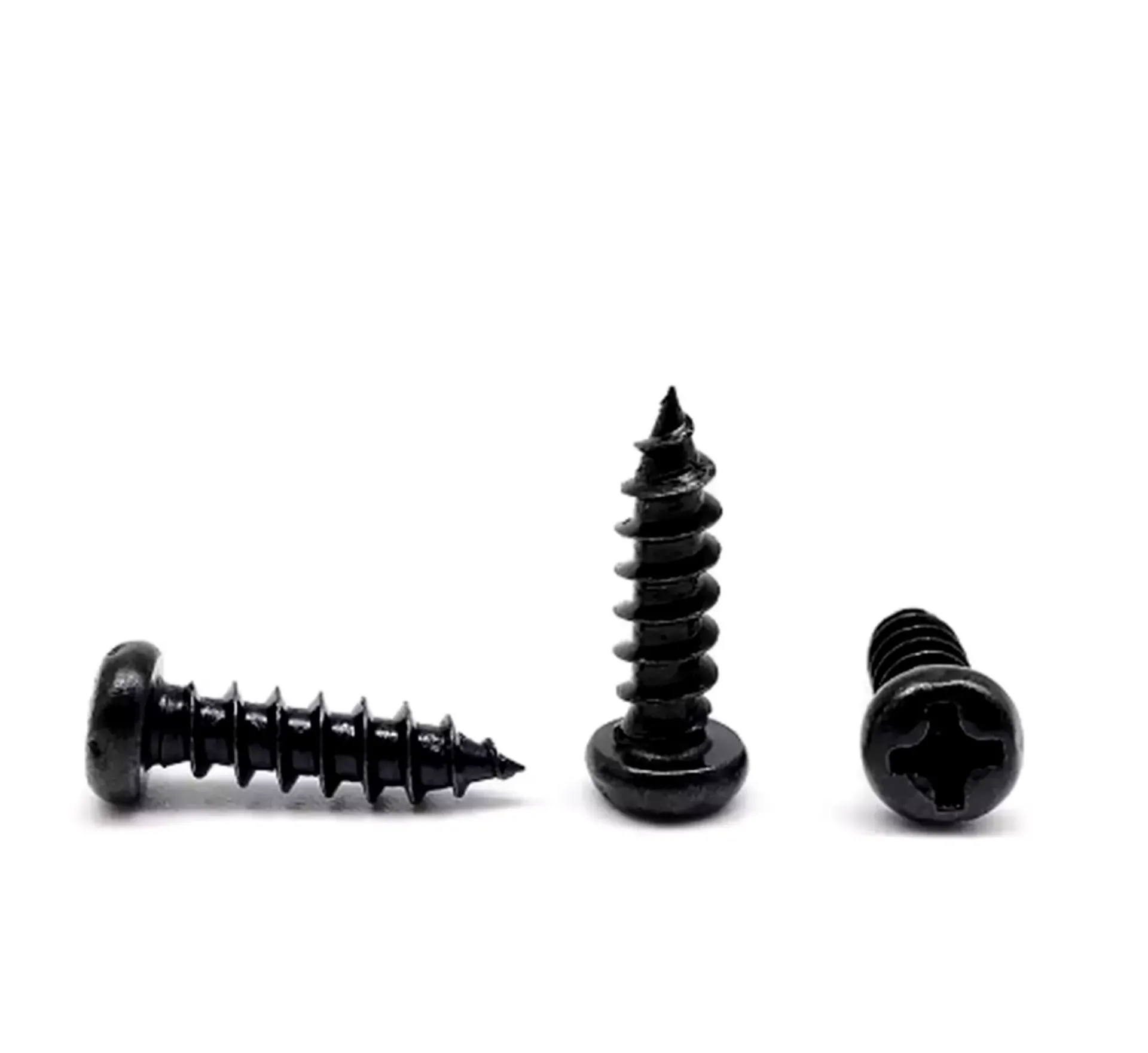 Tornillo Autorroscante Cabeza Phillips Acero Negro M2 x 5mm 20 und