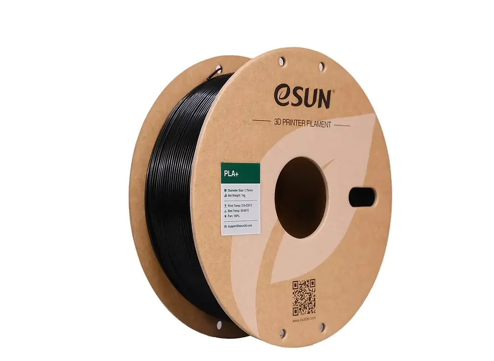 PLA+ 1.75mm 1kg ESUN (1) (negro)